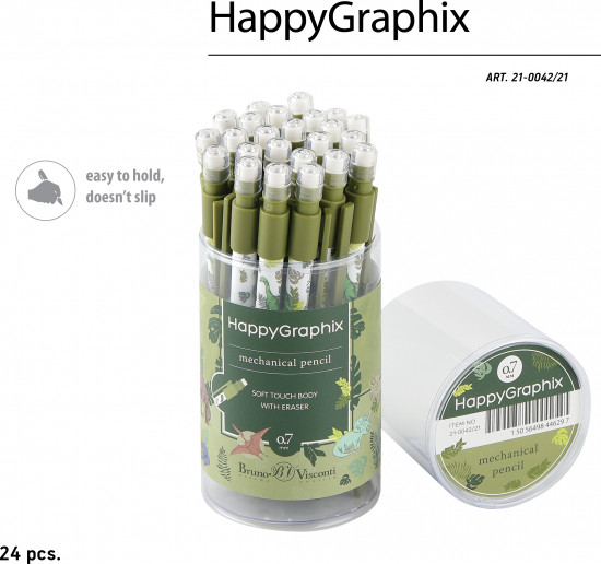 Карандаш механический «HappyGraphix. Динозавры»