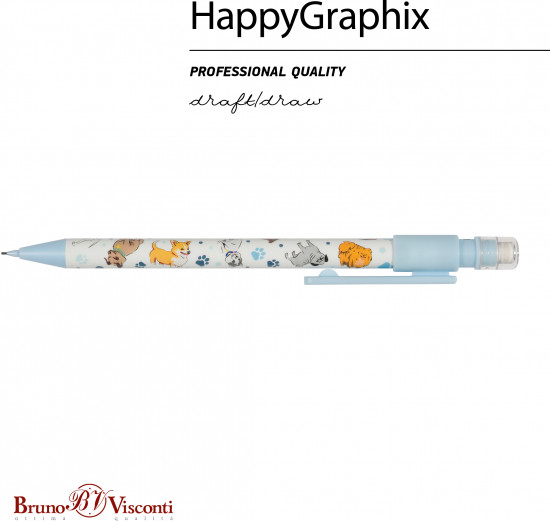 Карандаш механический «HappyGraphix. Собаки»
