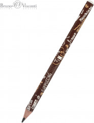 Набор карандашей чернографитовых «HappyGraphix jumbo. Coffee time. Эспрессо» - Фото 1