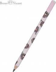 Набор карандашей чернографитовых «HappyGraphix jumbo. Кофемания. Горячий шоколад» - Фото 1