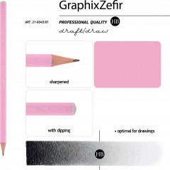Набор карандашей чернографитовых «Graphix zefir» - Фото 2