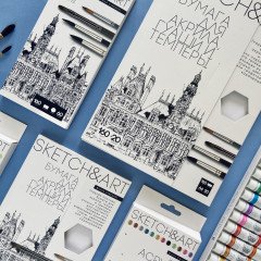 Набор бумаги для акрила, гуаши и темпры - Фото 2