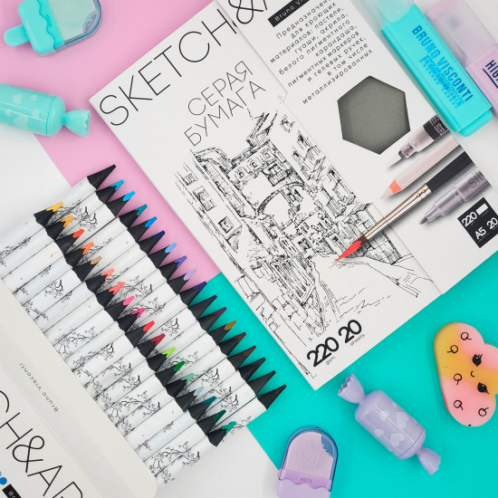 Набор бумаги для скетчинга «SketchandArt»