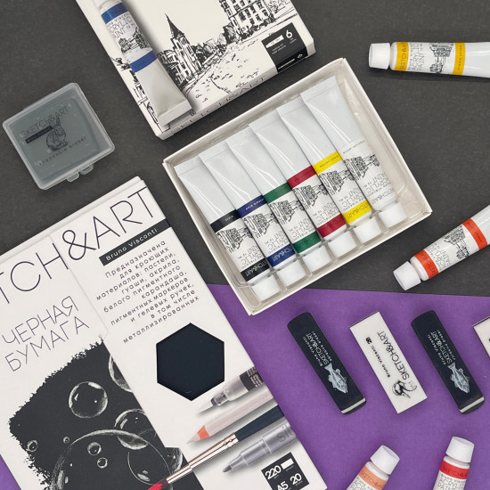 Набор бумаги для скетчинга «SketchandArt»