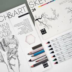Набор бумаги для цветных карандашей «SketchandArt» - Фото 10