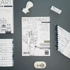 Набор бумаги для цветных карандашей «SketchandArt» - Фото 2