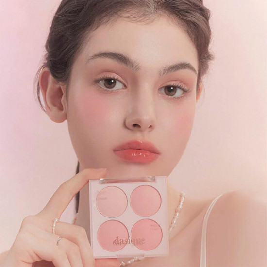 Палетка румян для лица «Blending Mood Cheek», оттенок 09 Almond Vanilla