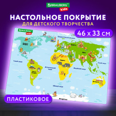 Покрытие настольное «Кот-энтузиаст изучает мир» - Фото 5