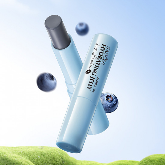 Бальзам для губ с экстрактом черники увлажняющий питательный «Blueberry Jelly Lip Balm»