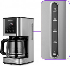 Кофеварка капельная КТ-7222 - Фото 4