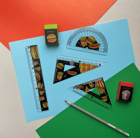Линейка «HappyGraphix. Гамбургер»