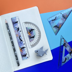 Линейка-треугольник «HappyGraphix. Самокаты» - Фото 4