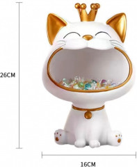 Статуэтка-ключница «Кот с короной» - Фото 2