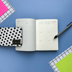 Еженедельник «Black and white. Горошек» - Фото 5