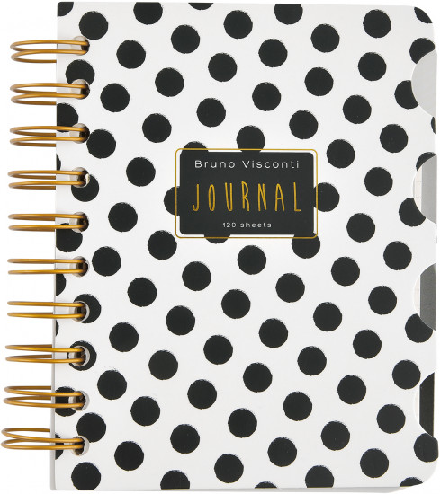 Книжка записная «Art Journal. Black and white. Сердечки»