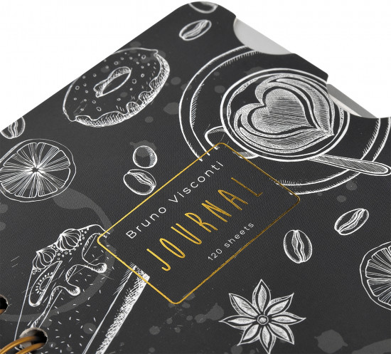 Книжка записная «Art Journal. Caffè nero. Time»