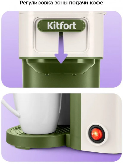 Кофеварка капельная Kitfort КТ-7618