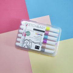 Набор маркеров акриловых «SketchHandArt» - Фото 10