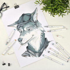 Набор скетч-маркеров «SketchHandArt» - Фото 6