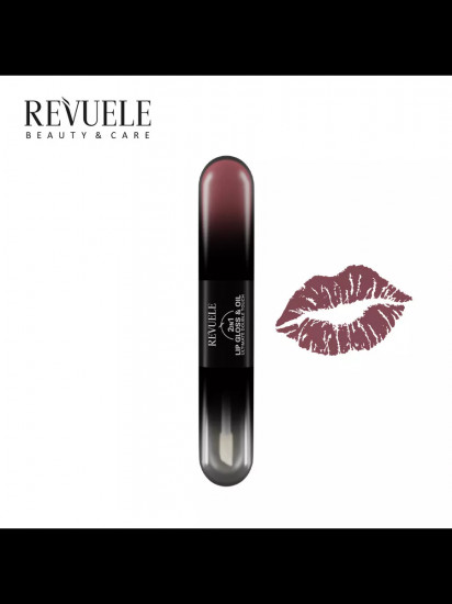 Блеск и масло для губ «2 in 1 Lip Gloss & Oil», тон 09 Dry Raspberry