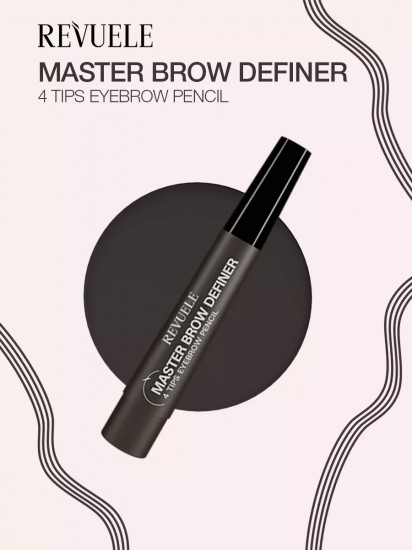 Маркер для бровей «4 Tips Eyebrow Pencil», оттенок Dark
