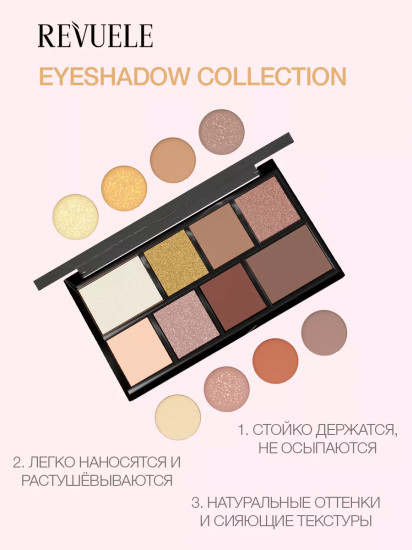 Палетка теней для век «Eyeshadow Collection», оттенок Classy Nude