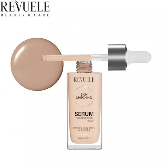 Тональный гиалуроновый крем с дроппером « Serum Foundation + HA», оттенок Very Light