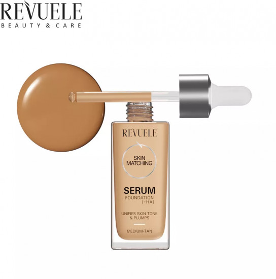 Тональный гиалуроновый крем с дроппером « Serum Foundation + HA», оттенок Medium-Tan