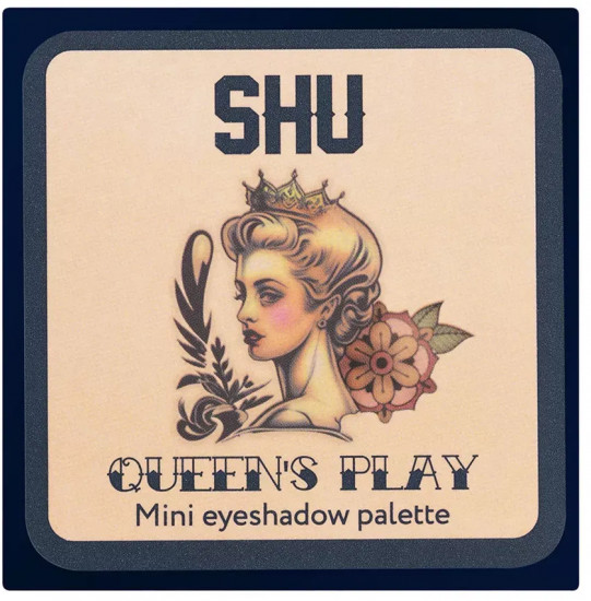 Мини-палетка теней для век «Queen's Play», тон 124 оливковый