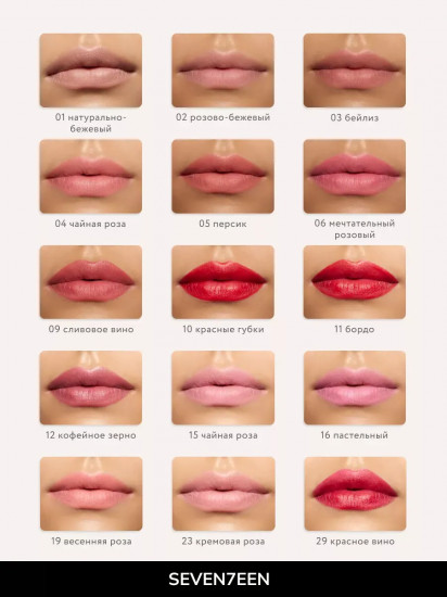 Помада для губ устойчивая матовая «Matte lasting lipstick» SPF 15, тон 61 Палисандр