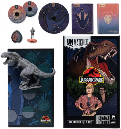 Игра настольная «Dr. Sattler vs T. Rex»