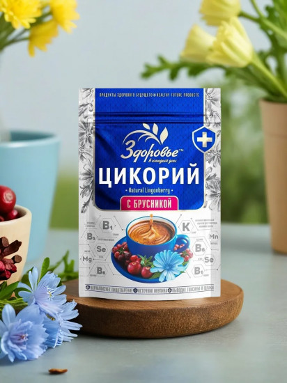 Цикорий гранулированный с брусникой