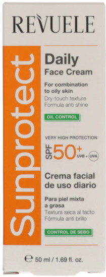 Крем для лица солнцезащитный «Контроль жирности. Daily Face Cream Oil Control» SPF 50+