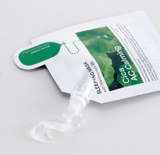Маска для лица осветляющая ночная «Cica AC Calming Sleeping Mask»