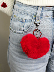 Брелок меховой «Котёнок в наушниках» - Фото 5