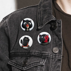 Набор значков закатных - Фото 5