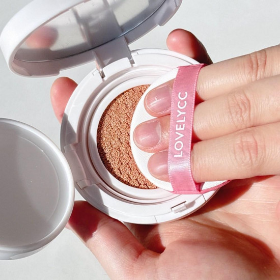 Стойкий кушон «Pink Cover Essence Sun Cushion SPF50+ PA+++», оттенок 23