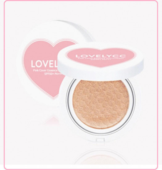 Стойкий кушон «Pink Cover Essence Sun Cushion SPF50+ PA+++», оттенок 21