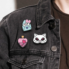 Набор значков-пинов «Валентинки» - Фото 4