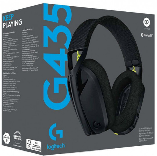 Игровые наушники беспроводные Logitech G435
