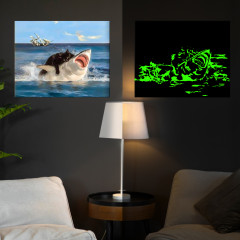 Картина по номерам со светящейся краской «Укушение» - Фото 2