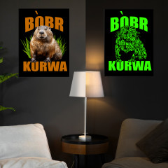 Картина по номерам со светящейся краской «Бобр Курва» - Фото 2