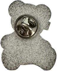 Значок-пин «Серебряный мишка» - Фото 2