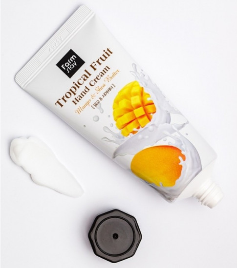 Крем для рук с манго «Tropical Fruit Hand Cream Mango & Shea Butter»