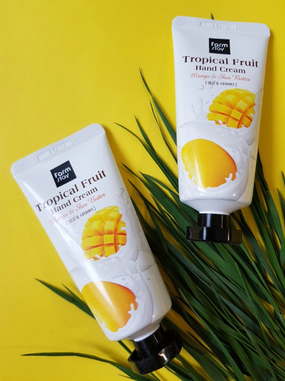 Крем для рук с манго «Tropical Fruit Hand Cream Mango & Shea Butter»