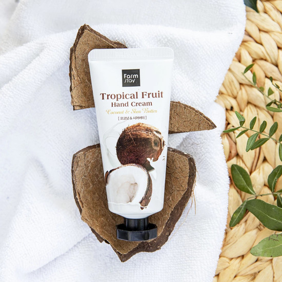 Крем для рук с кокосом «Tropical Fruit Hand Cream Coconut»