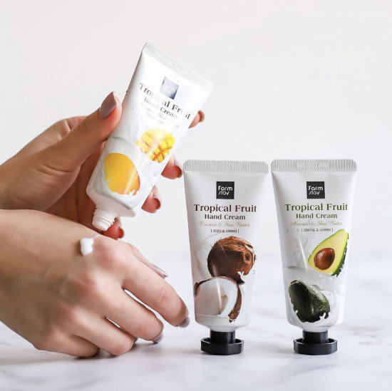 Крем для рук с кокосом «Tropical Fruit Hand Cream Coconut»