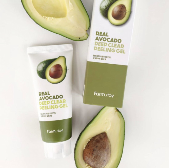 Пилинг-гель для лица «Real Deep Clear Peeling Gel Avocado»