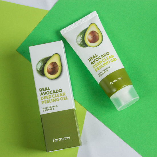 Пилинг-гель для лица «Real Deep Clear Peeling Gel Avocado»