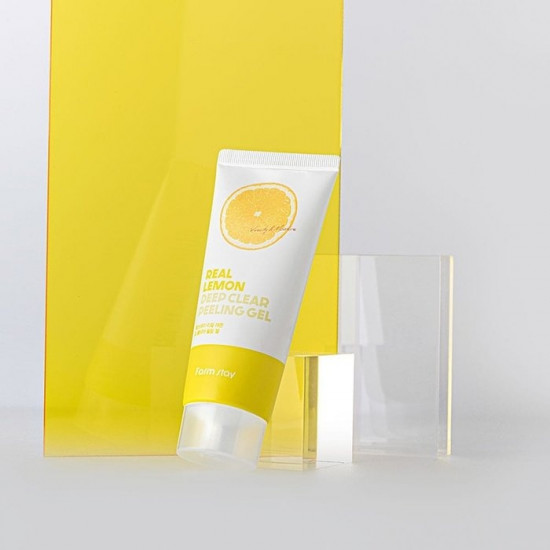 Пилинг-гель для лица с экстрактом лимона «Real Deep Clear Peeling Gel Lemon»